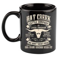 Hat Creek Cattle Company Funny 11oz C Handle Ceramic Mug