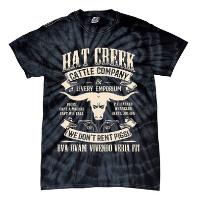 Hat Creek Cattle Company Funny Tie-Dye T-Shirt