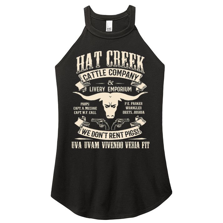 Hat Creek Cattle Company Funny Women's Perfect Tri Rocker Tank