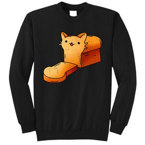 Halloween Costume Cat Loaf Lazy Funny Bread Kitten Kitty Sweatshirt