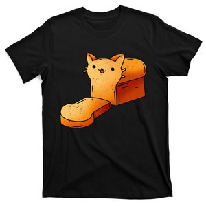 Halloween Costume Cat Loaf Lazy Funny Bread Kitten Kitty T-Shirt