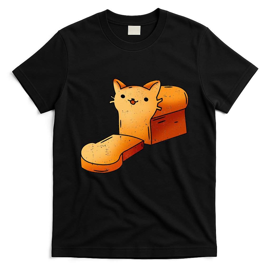 Halloween Costume Cat Loaf Lazy Funny Bread Kitten Kitty T-Shirt