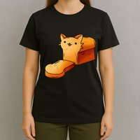 Halloween Costume Cat Loaf Lazy Funny Bread Kitten Kitty T-Shirt