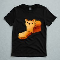 Halloween Costume Cat Loaf Lazy Funny Bread Kitten Kitty T-Shirt