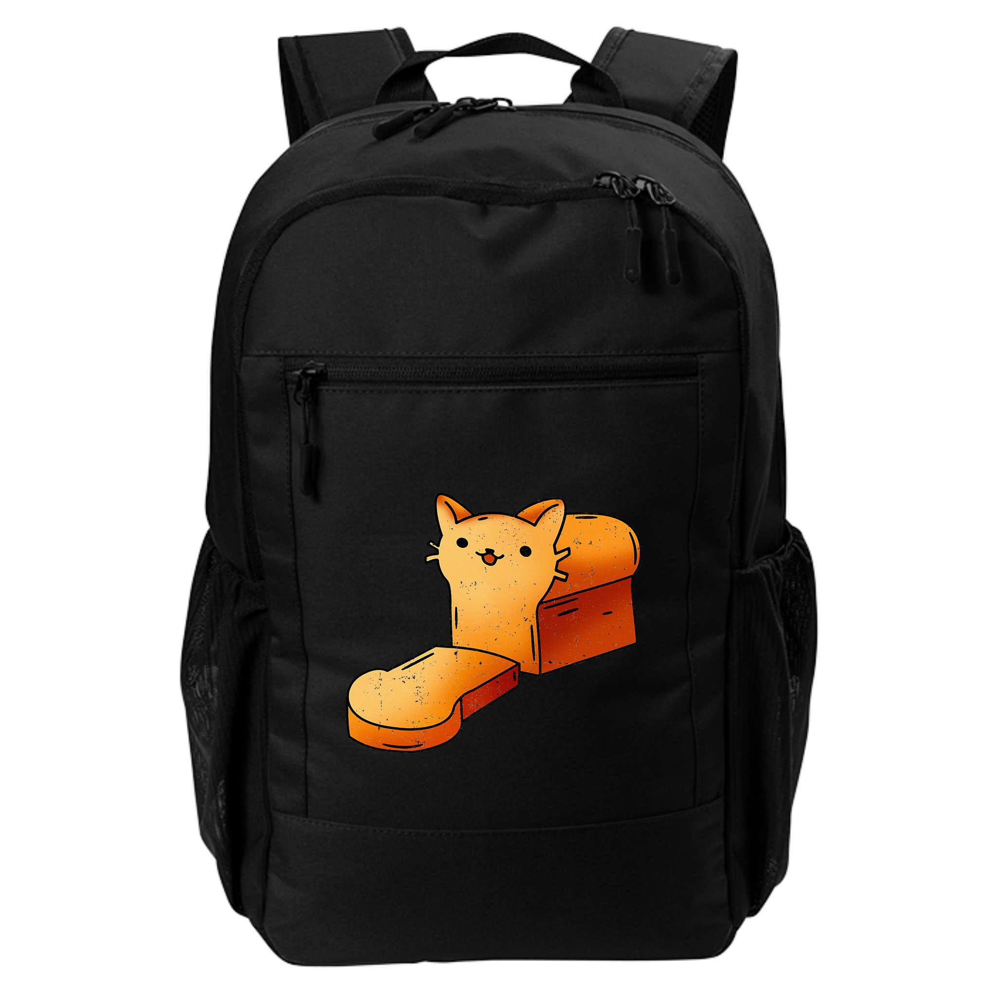 Halloween Costume Cat Loaf Lazy Funny Bread Kitten Kitty Backpack