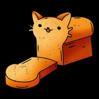 Halloween Costume Cat Loaf Lazy Funny Bread Kitten Kitty Drawstring Bag