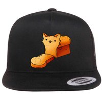 Halloween Costume Cat Loaf Lazy Funny Bread Kitten Kitty Flatbill Hat