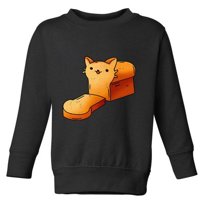 Halloween Costume Cat Loaf Lazy Funny Bread Kitten Kitty Toddler Sweatshirt