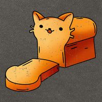 Halloween Costume Cat Loaf Lazy Funny Bread Kitten Kitty Cotton Canvas Backpack
