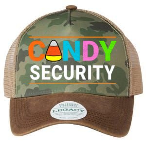 Halloween Candy Corn Candy Security Funny Halloween Legacy Tie Dye Trucker Hat