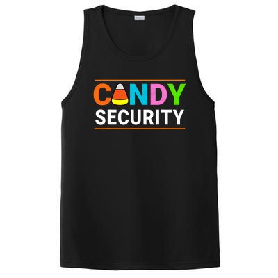 Halloween Candy Corn Candy Security Funny Halloween PosiCharge Competitor Tank