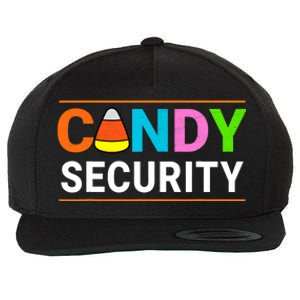 Halloween Candy Corn Candy Security Funny Halloween Wool Snapback Cap