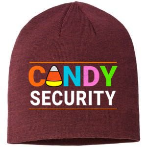 Halloween Candy Corn Candy Security Funny Halloween Sustainable Beanie