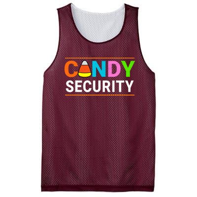 Halloween Candy Corn Candy Security Funny Halloween Mesh Reversible Basketball Jersey Tank