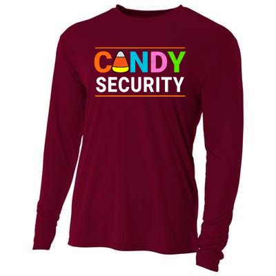 Halloween Candy Corn Candy Security Funny Halloween Cooling Performance Long Sleeve Crew