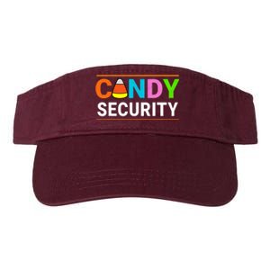 Halloween Candy Corn Candy Security Funny Halloween Valucap Bio-Washed Visor