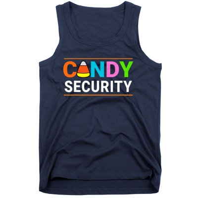 Halloween Candy Corn Candy Security Funny Halloween Tank Top