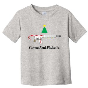 Holiday Candy Cane Ar15 Toddler T-Shirt