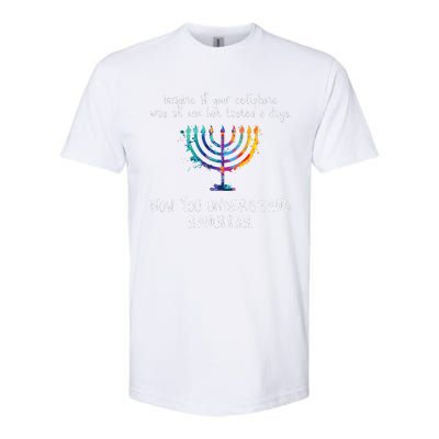 Hanukkah Chanukah  Cellphone Meme  Funny Jewish Gifts Softstyle® CVC T-Shirt