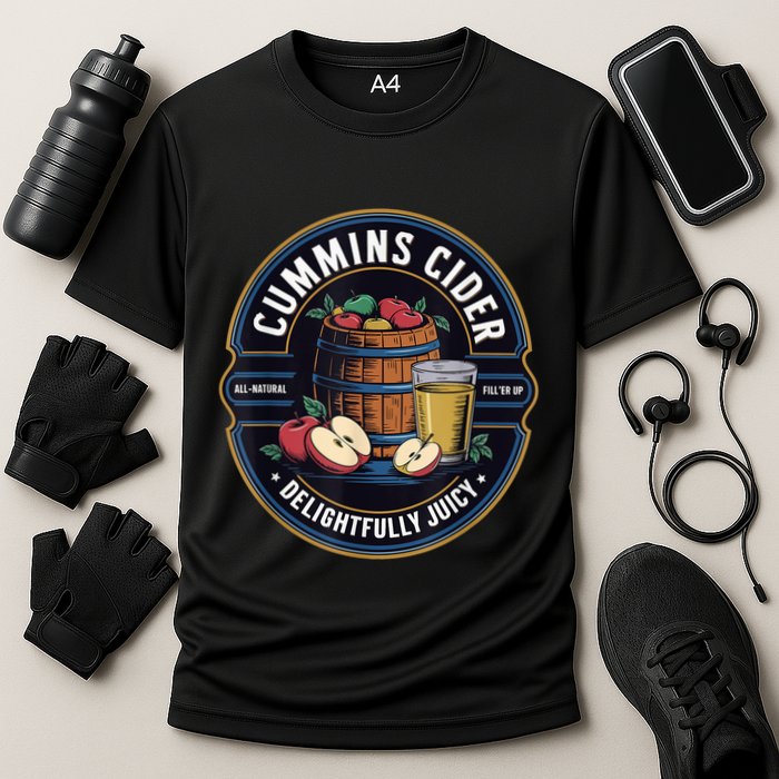 Haul Cummins Cider Funny Cooling Performance Crew T-Shirt