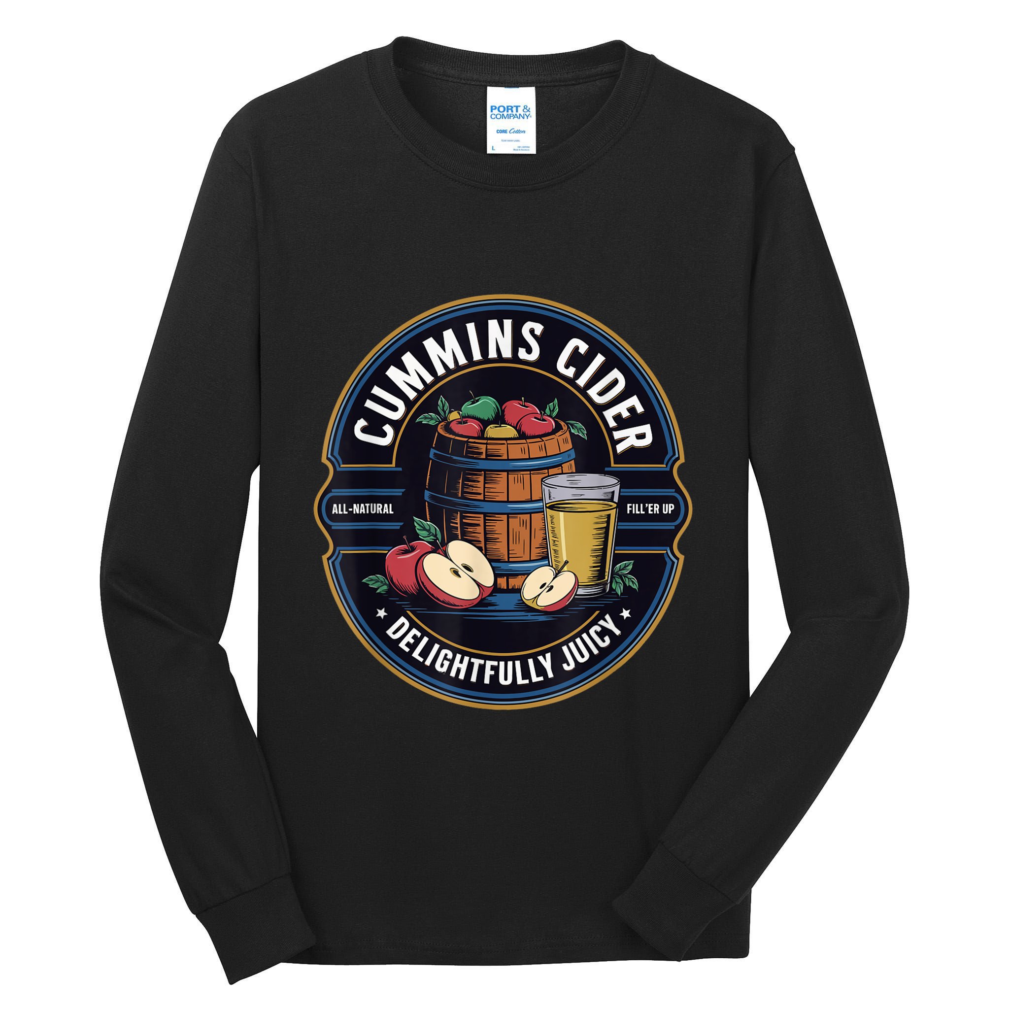 Haul Cummins Cider Funny Tall Long Sleeve T-Shirt