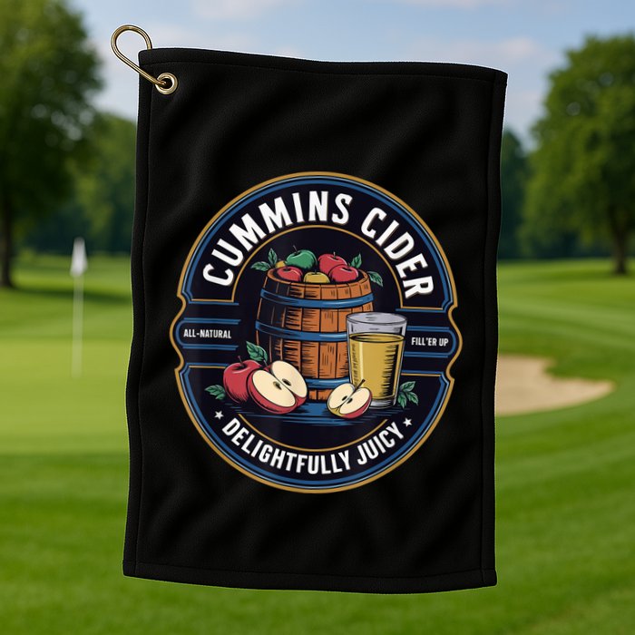 Haul Cummins Cider Funny Golf Towel
