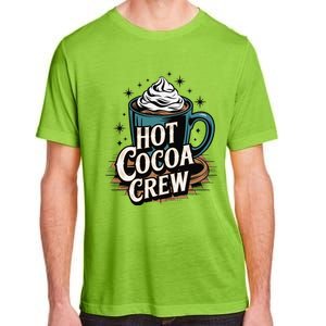 Hot Cocoa Crew Whipped Cream Winter Delight Cozy Winter Xmas Adult ChromaSoft Performance T-Shirt