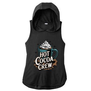 Hot Cocoa Crew Whipped Cream Winter Delight Cozy Winter Xmas Ladies PosiCharge Tri-Blend Wicking Draft Hoodie Tank