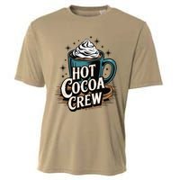 Hot Cocoa Crew Whipped Cream Winter Delight Cozy Winter Xmas Cooling Performance Crew T-Shirt