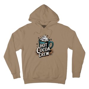 Hot Cocoa Crew Whipped Cream Winter Delight Cozy Winter Xmas Hoodie