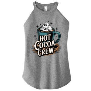 Hot Cocoa Crew Whipped Cream Winter Delight Cozy Winter Xmas Women's Perfect Tri Rocker Tank