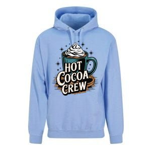 Hot Cocoa Crew Whipped Cream Winter Delight Cozy Winter Xmas Unisex Surf Hoodie