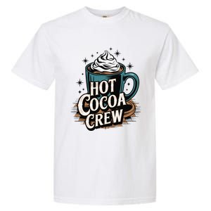 Hot Cocoa Crew Whipped Cream Winter Delight Cozy Winter Xmas Garment-Dyed Heavyweight T-Shirt