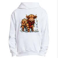 Highland Cow Christmas Xmas Santa Baby Wooly Farm Animal Urban Pullover Hoodie