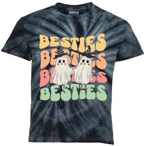 Halloween Couples Costume For Best Friends Besties Ghosts Kids Tie-Dye T-Shirt