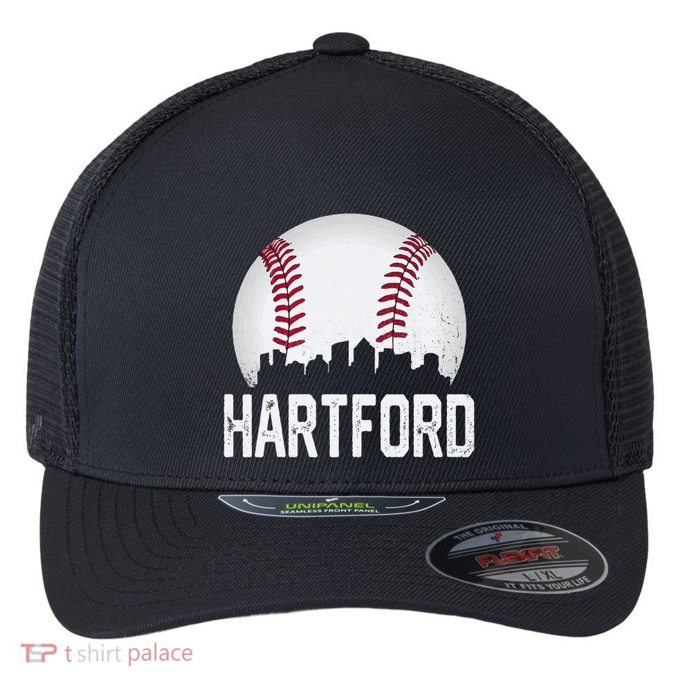 Hartford Connecticut Ct Flexfit Unipanel Trucker Cap