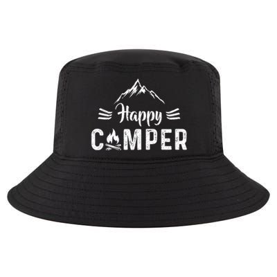 Happy Camper Cool Gift For Camping Lovers Cool Gift Cool Comfort Performance Bucket Hat