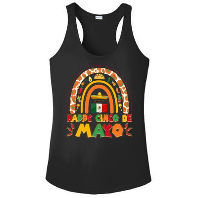 Happy Cinco De Mayo Ladies PosiCharge Competitor Racerback Tank