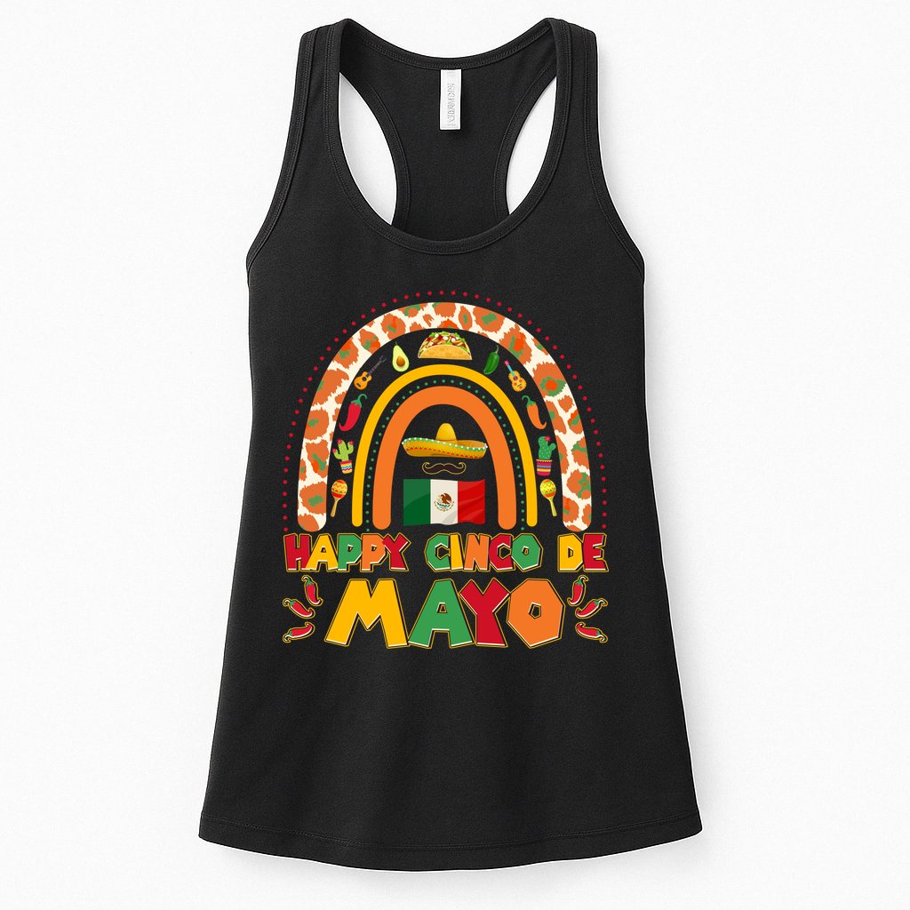 Happy Cinco De Mayo Womens Tank Top