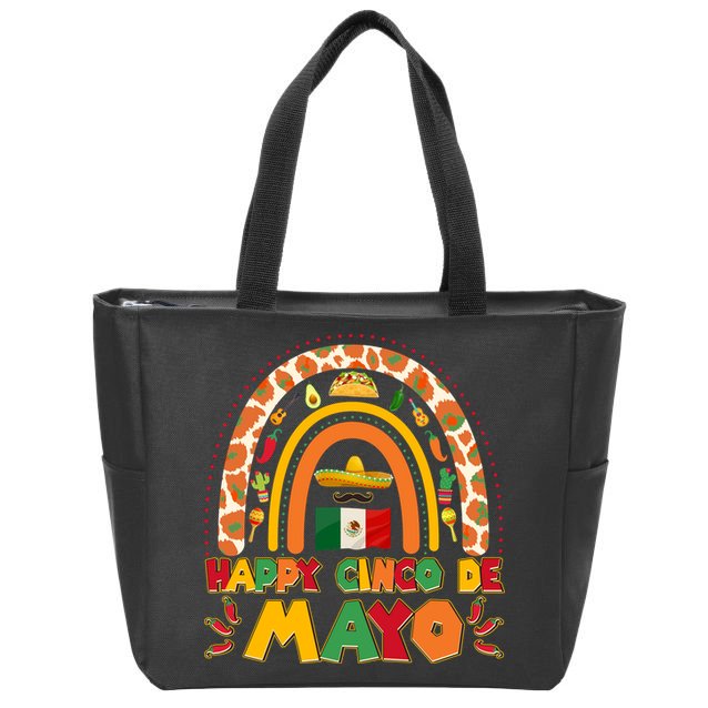 Happy Cinco De Mayo Zip Tote Bag
