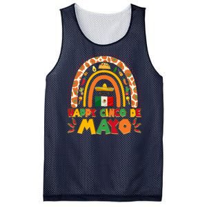 Happy Cinco De Mayo Mesh Reversible Basketball Jersey Tank