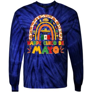 Happy Cinco De Mayo Tie-Dye Long Sleeve Shirt