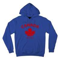 Happy Canada Day Funny Maple Leaf Canadian Flag Gift Hoodie