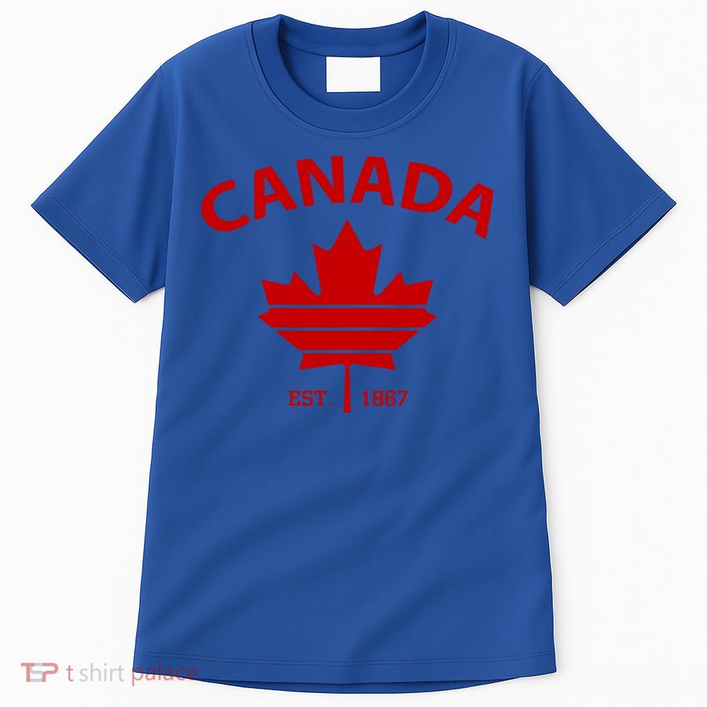 Happy Canada Day Funny Maple Leaf Canadian Flag Gift Tall T-Shirt