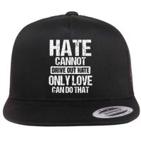 Hate Cannot Drive Out Hate Only Love Can Do That Advocate Flat Bill Trucker Hat
