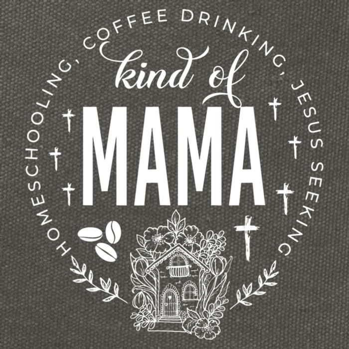 Homeschooling Coffee Drinking Jesus Seeking Kind Of Mama Cotton Canvas Backpack
