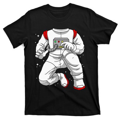 Halloween Costume DIY Lazy Astronaut Space Cadet Halloween T-Shirt