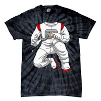 Halloween Costume DIY Lazy Astronaut Space Cadet Halloween Tie-Dye T-Shirt