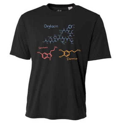 Happiness Chemicals Dopamine Oxytocin Serotonin Cooling Performance Crew T-Shirt