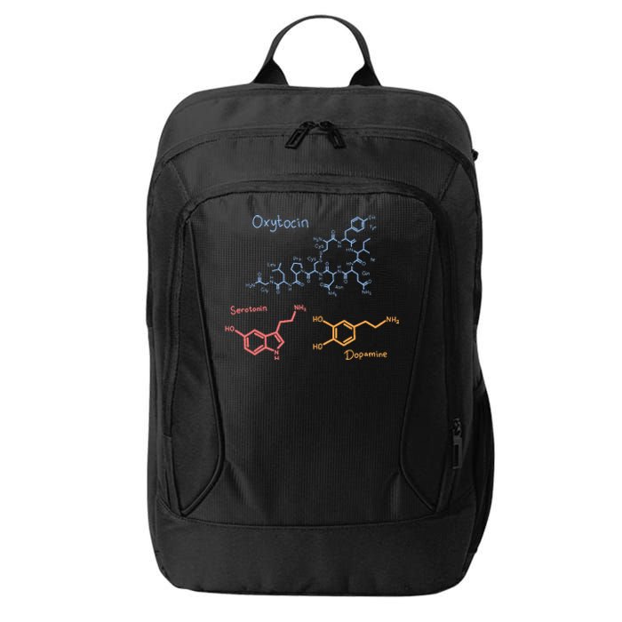 Happiness Chemicals Dopamine Oxytocin Serotonin City Backpack